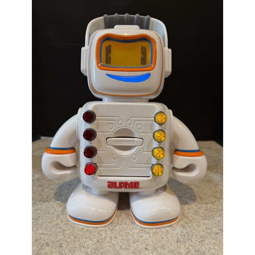 Hasbro Playskool Alphie Learning Robot 2009 with 30 cards works great! - Picture 3 of 7